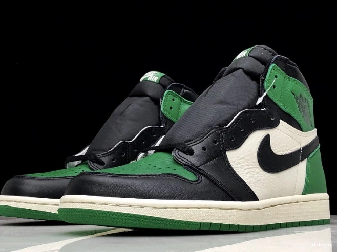 1st Kicks OG Green Jordan Air NRG Sail-Black High 555088-302 1 Pine 0731